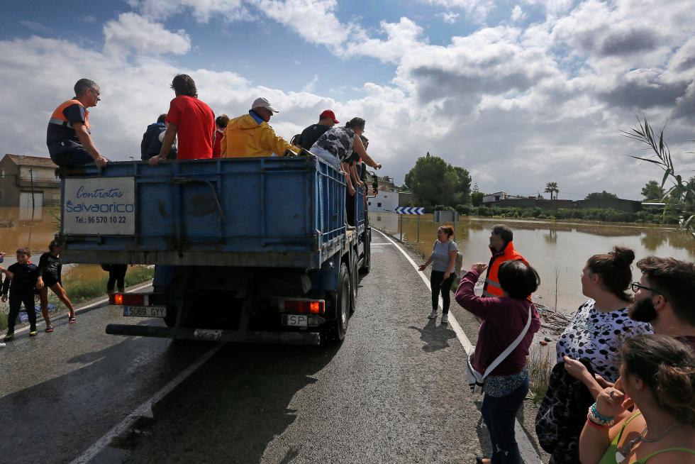 La gota fría azota el levante español