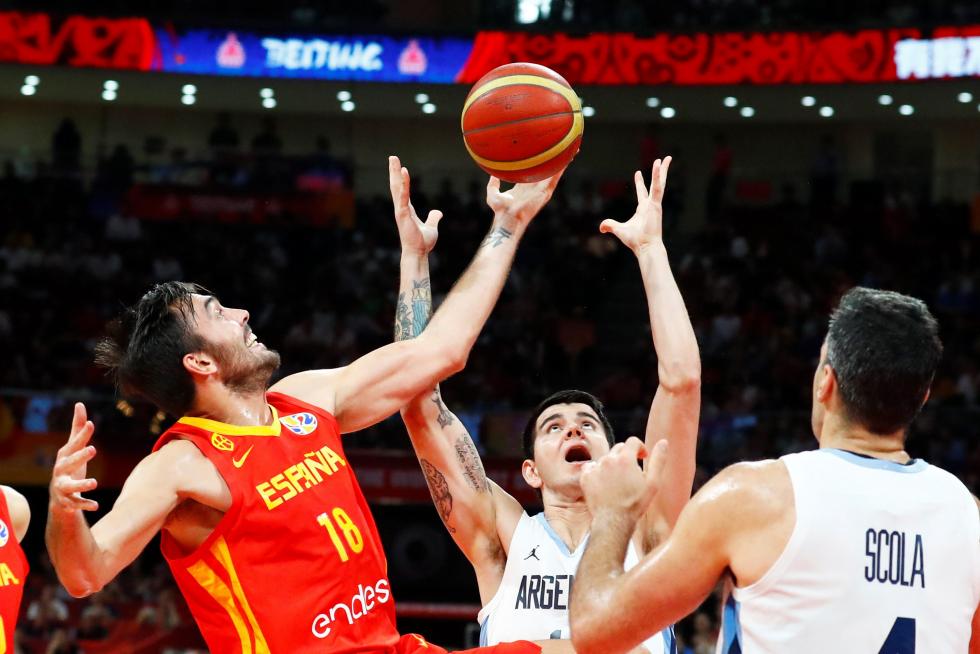 La final del Mundial de Baloncestos entre Argentina y España, en imágenes