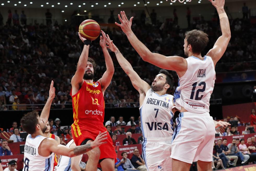 La final del Mundial de Baloncestos entre Argentina y España, en imágenes