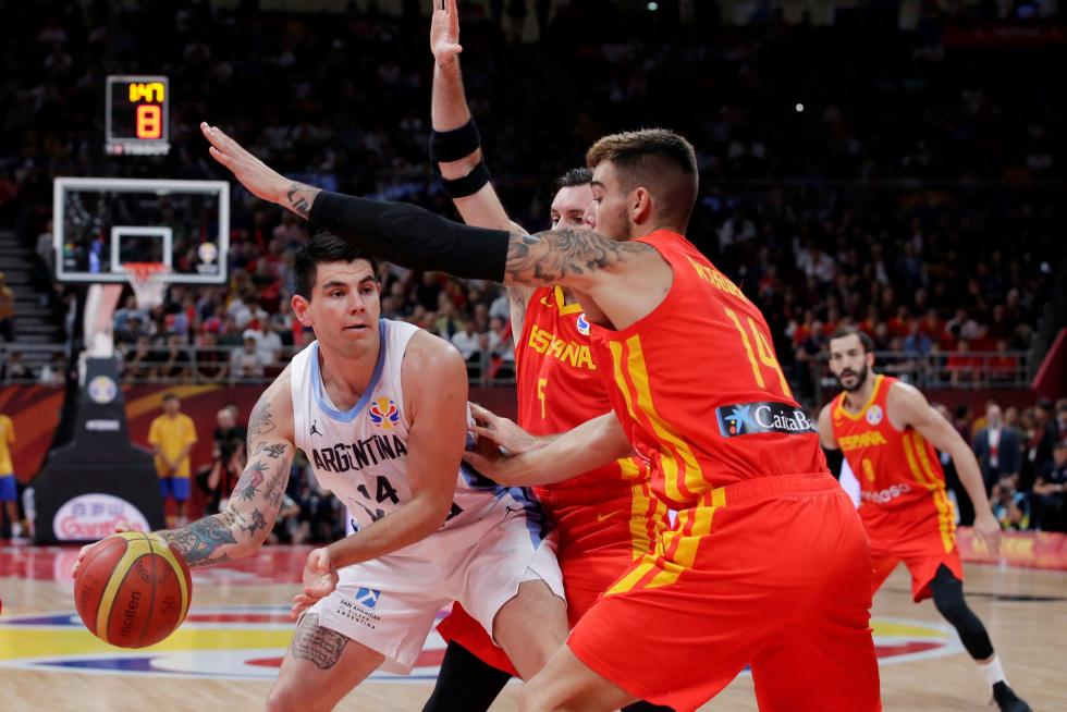 La final del Mundial de Baloncestos entre Argentina y España, en imágenes