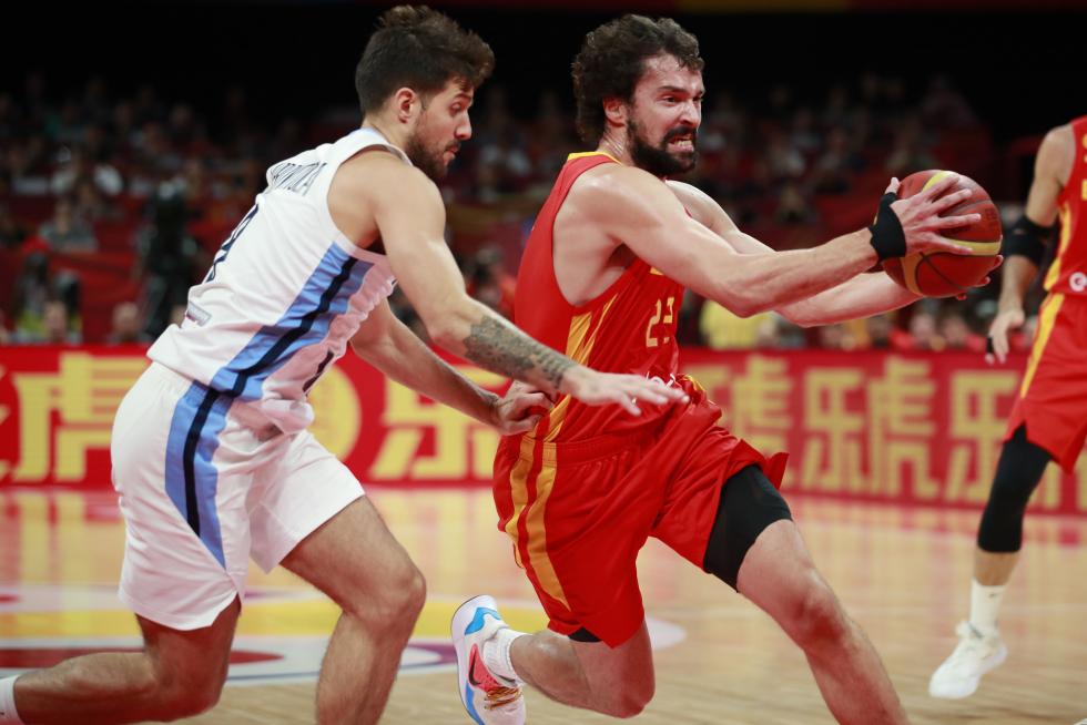 La final del Mundial de Baloncestos entre Argentina y España, en imágenes