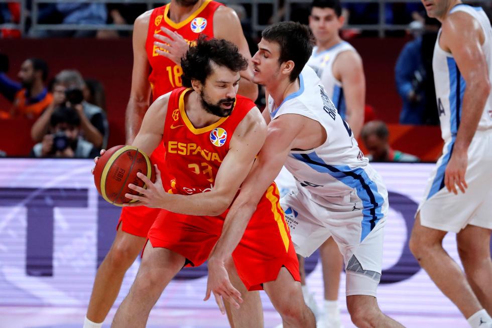 La final del Mundial de Baloncestos entre Argentina y España, en imágenes