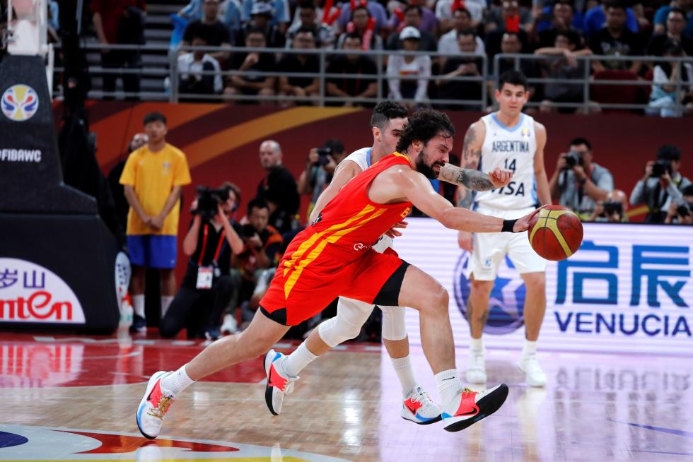 La final del Mundial de Baloncestos entre Argentina y España, en imágenes