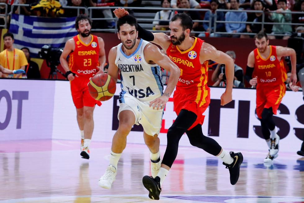 La final del Mundial de Baloncestos entre Argentina y España, en imágenes
