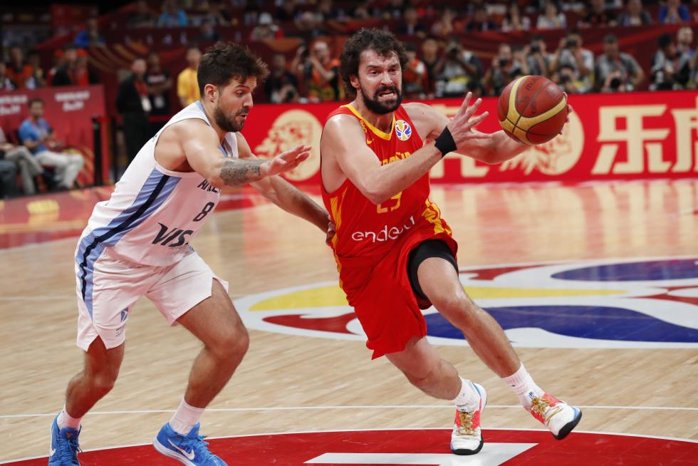 La final del Mundial de Baloncestos entre Argentina y España, en imágenes