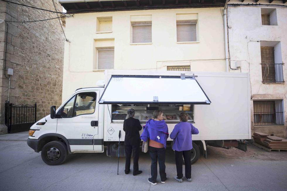 Venta ambulante de alimentos en Orrios