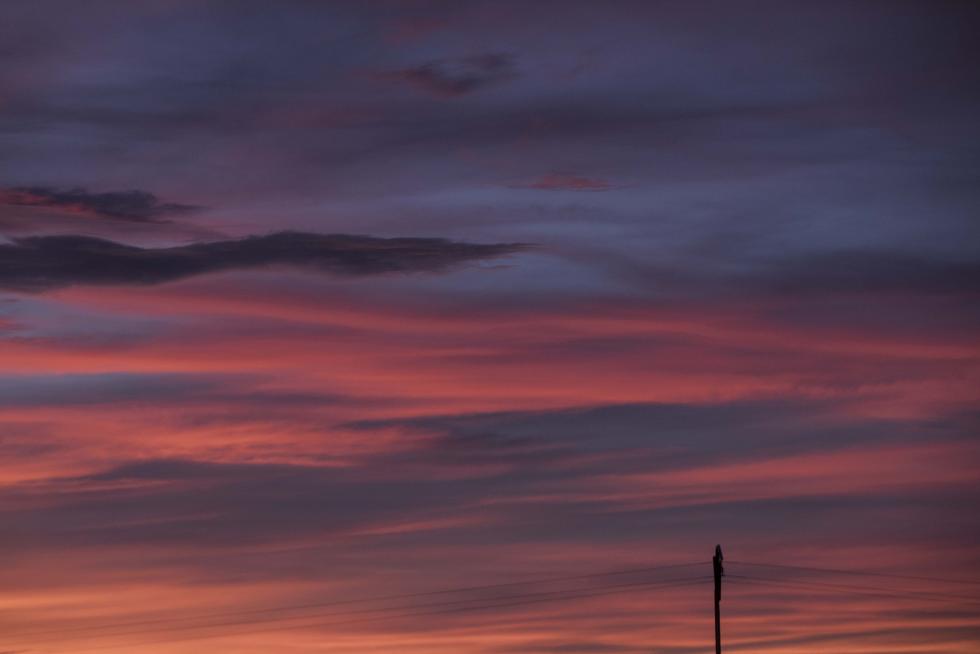Atardecer en Lécera