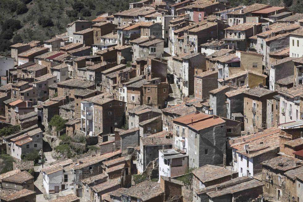 Casas del pueblo viejo de Moros