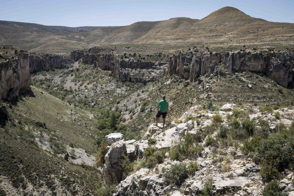 Cañón montañoso a las afueras de Obón
