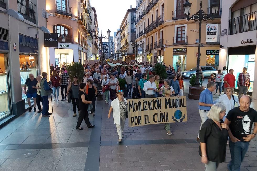 Manifestación en Zaragoza por el cambio climático