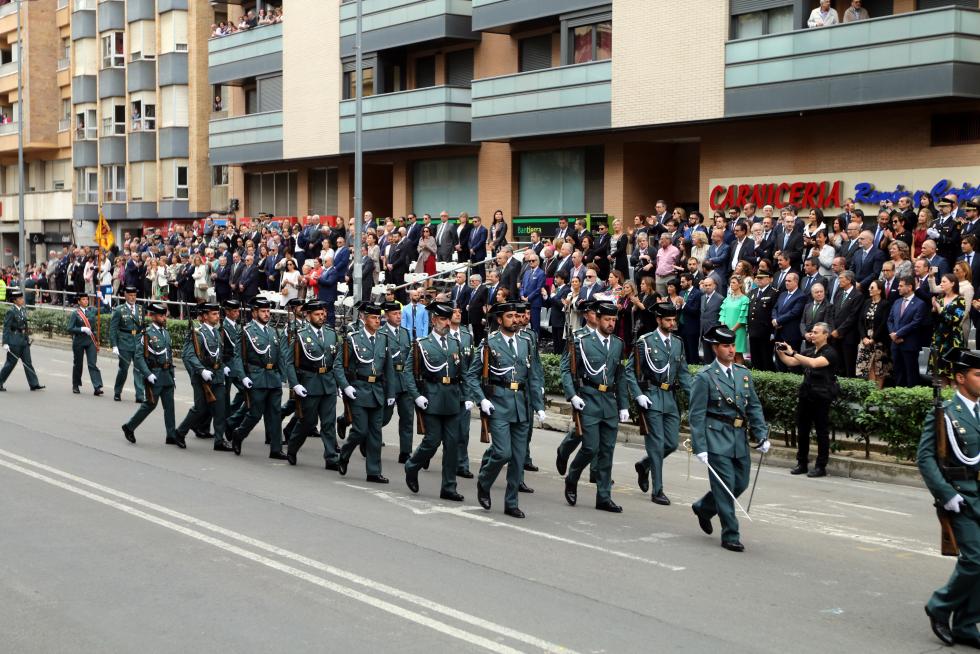 175 aniversario de la Guardia Civil en Huesca.