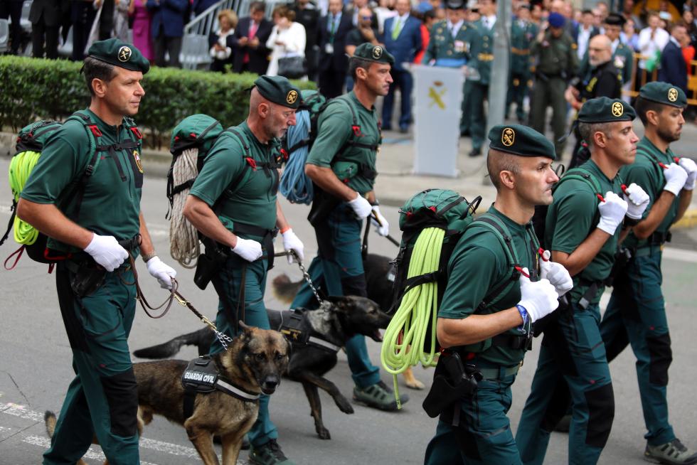 175 aniversario de la Guardia Civil en Huesca.