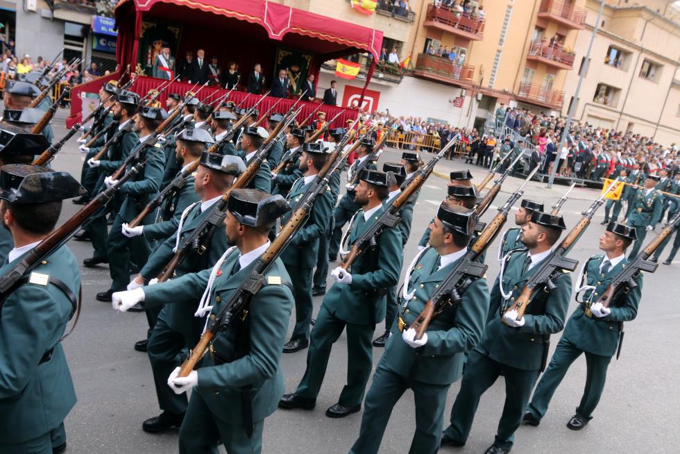175 aniversario de la Guardia Civil en Huesca.