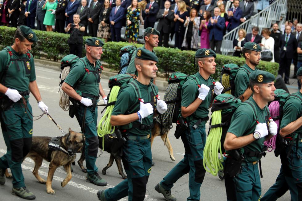 175 aniversario de la Guardia Civil en Huesca.