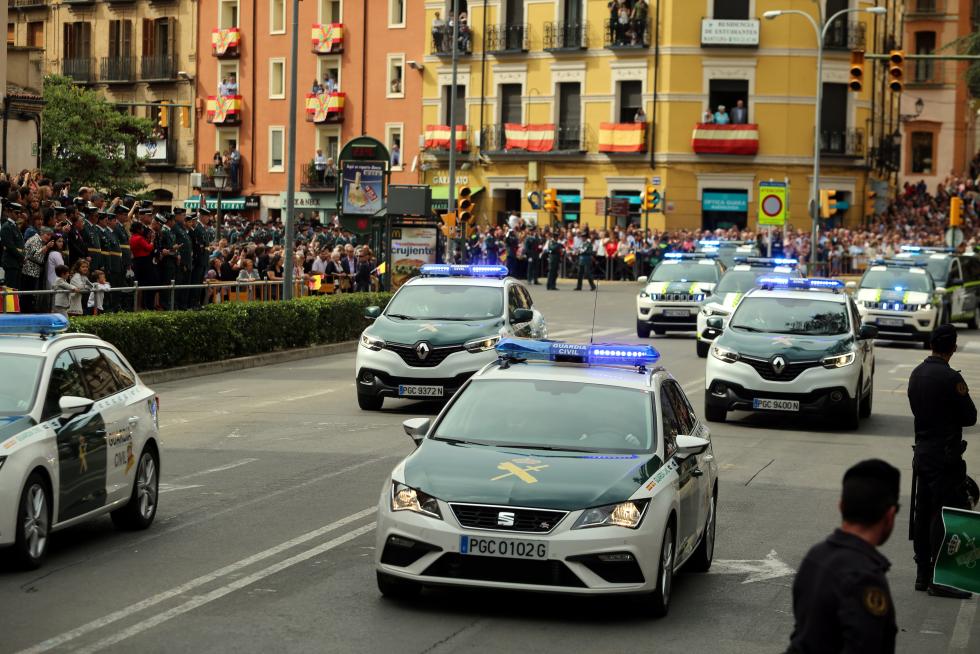 175 aniversario de la Guardia Civil en Huesca.