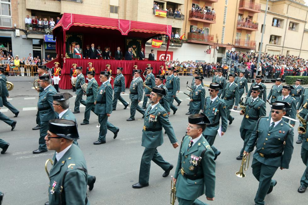 175 aniversario de la Guardia Civil en Huesca.