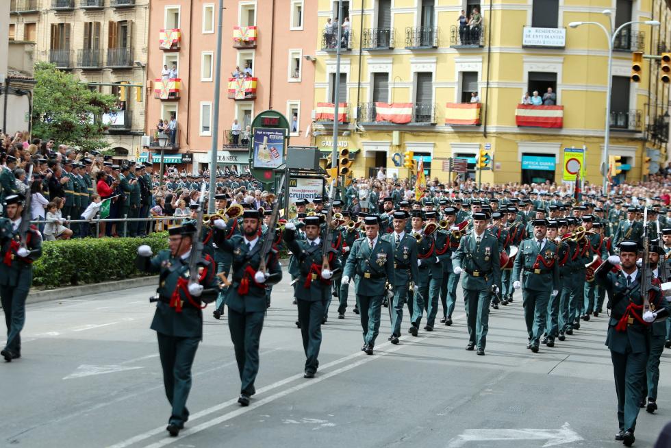 175 aniversario de la Guardia Civil en Huesca.