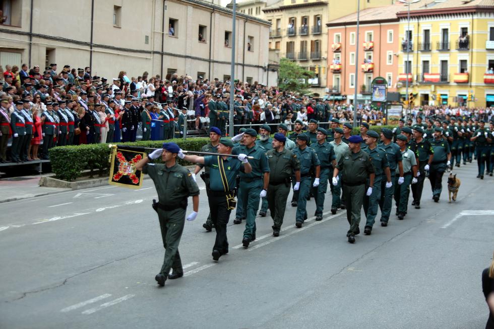 175 aniversario de la Guardia Civil en Huesca.