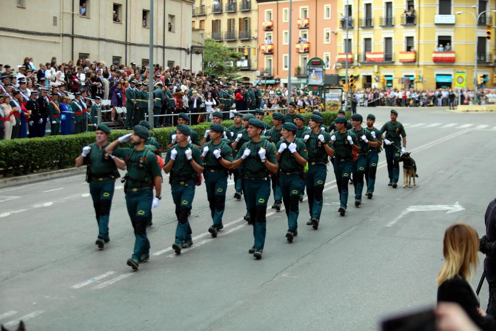 175 aniversario de la Guardia Civil en Huesca.