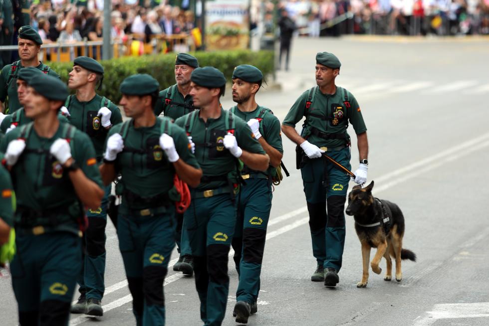 175 aniversario de la Guardia Civil en Huesca.
