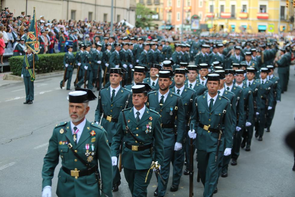 175 aniversario de la Guardia Civil en Huesca.