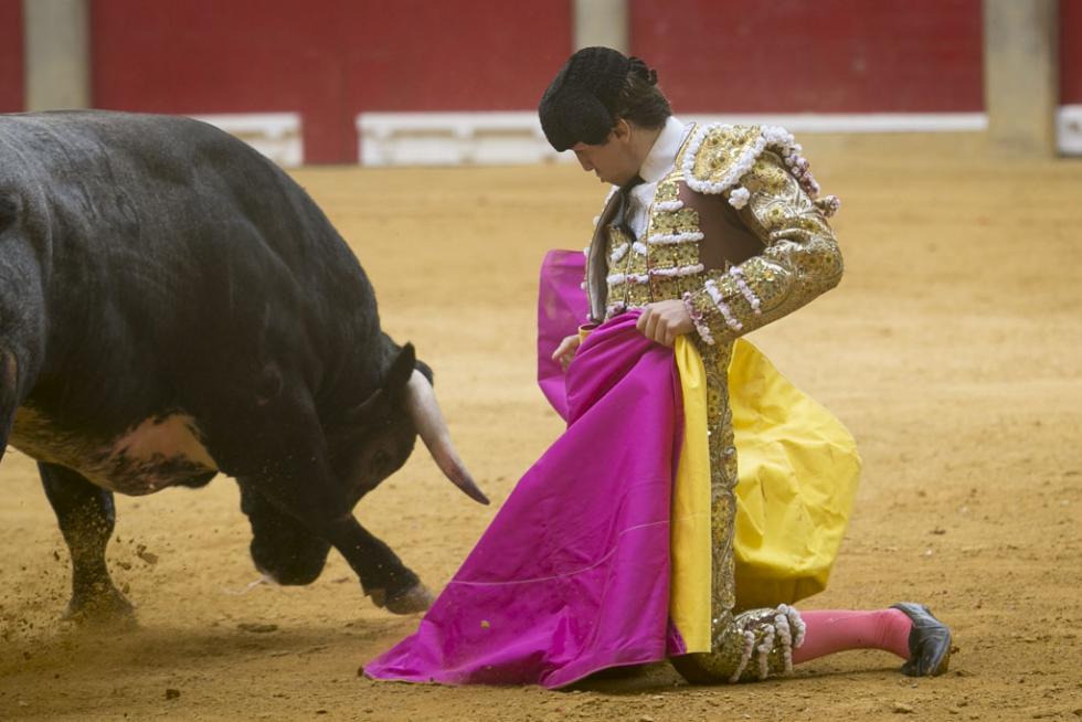 La novillada de Los Maños se va con las orejas puestas.