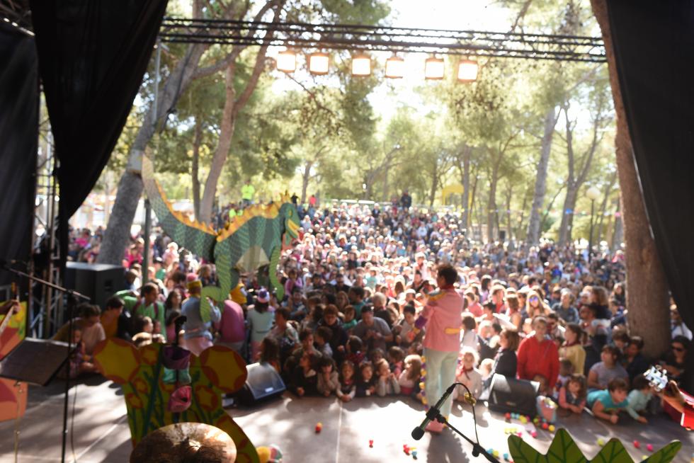Parque de las marionetas en las Fiestas del Pilar