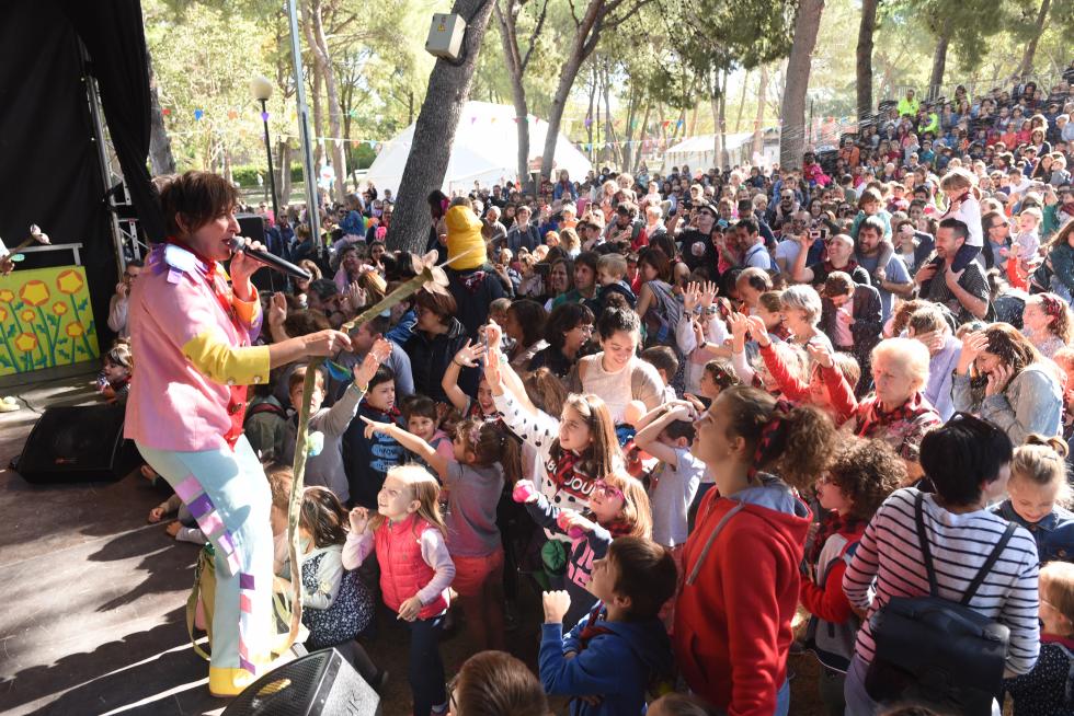 Parque de las marionetas en las Fiestas del Pilar