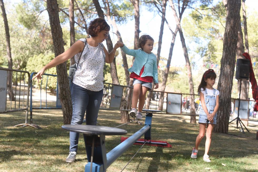 Parque de las marionetas en las Fiestas del Pilar