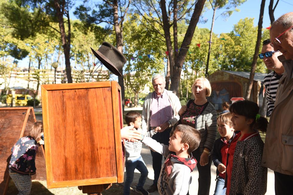 Parque de las marionetas en las Fiestas del Pilar
