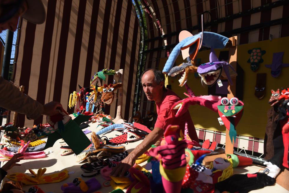 Parque de las marionetas en las Fiestas del Pilar