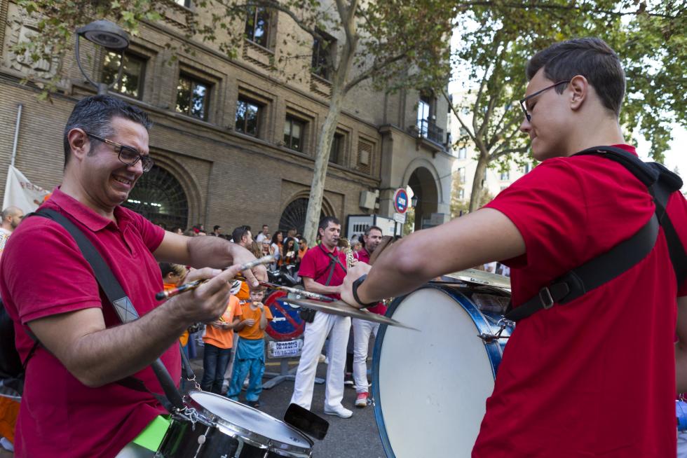 Maratón de charangas en Zaragoza