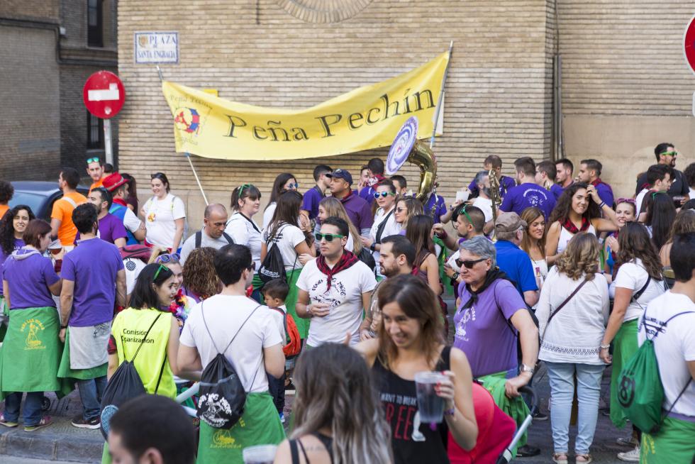 Maratón de charangas en Zaragoza