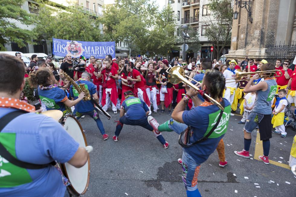 Maratón de charangas en Zaragoza