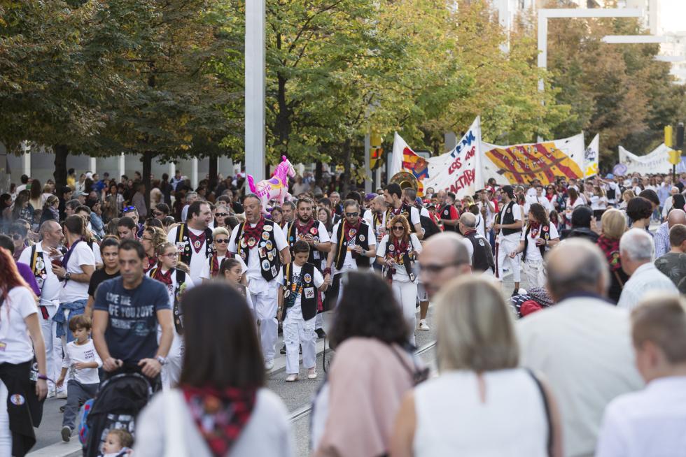 Maratón de charangas en Zaragoza