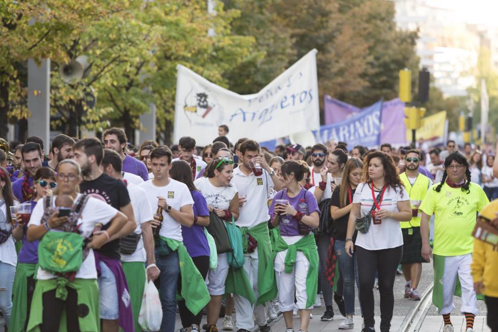 Maratón de charangas en Zaragoza