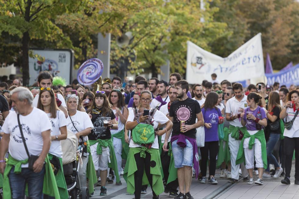 Maratón de charangas en Zaragoza
