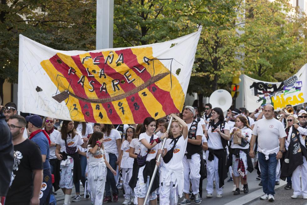 Maratón de charangas en Zaragoza