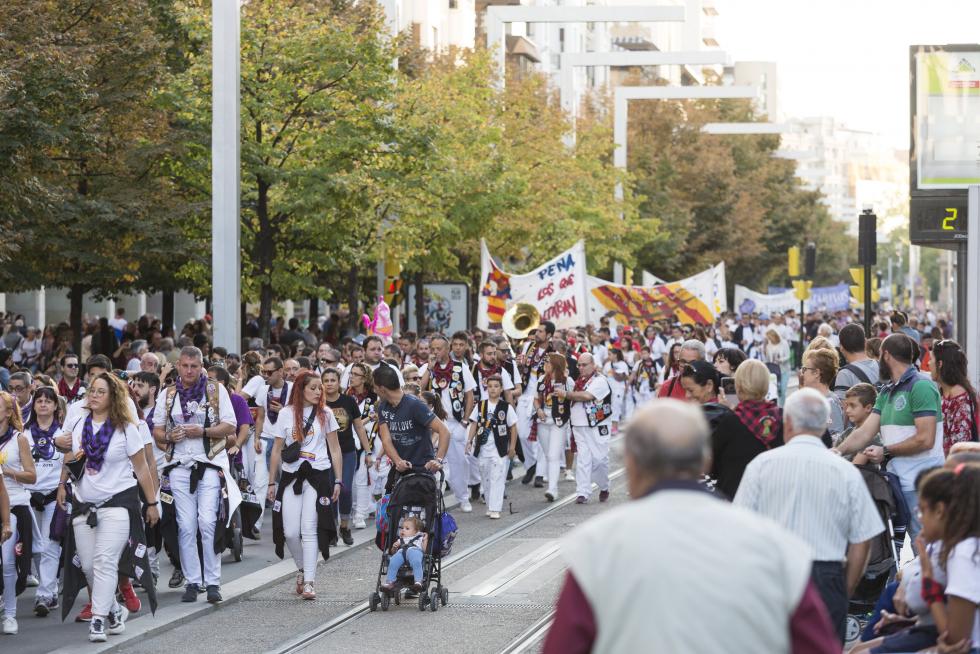 Maratón de charangas en Zaragoza