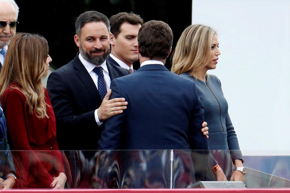 Los Reyes presiden el desfile del Día de la Fiesta Nacional