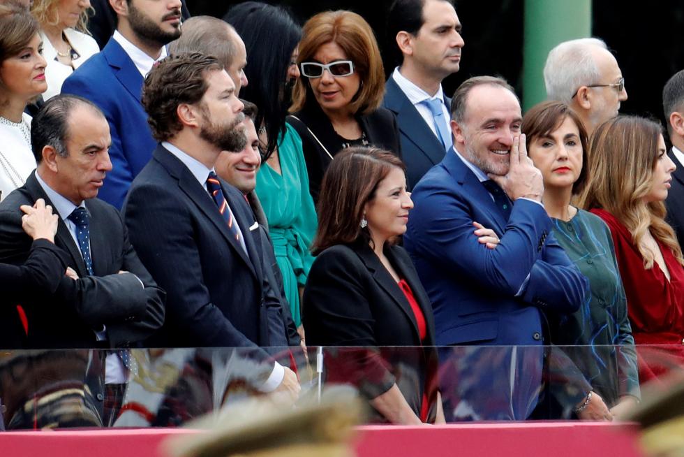Los Reyes presiden el desfile del Día de la Fiesta Nacional