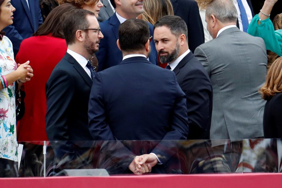 Los Reyes presiden el desfile del Día de la Fiesta Nacional