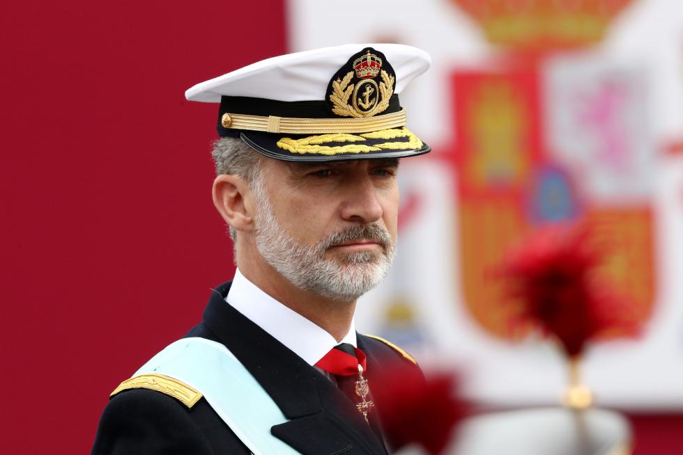 Los Reyes presiden el desfile del Día de la Fiesta Nacional