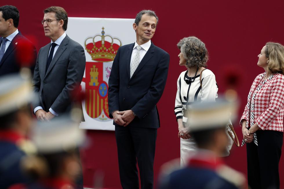 Los Reyes presiden el desfile del Día de la Fiesta Nacional
