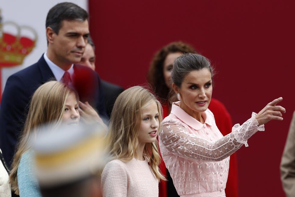 Los Reyes presiden el desfile del Día de la Fiesta Nacional