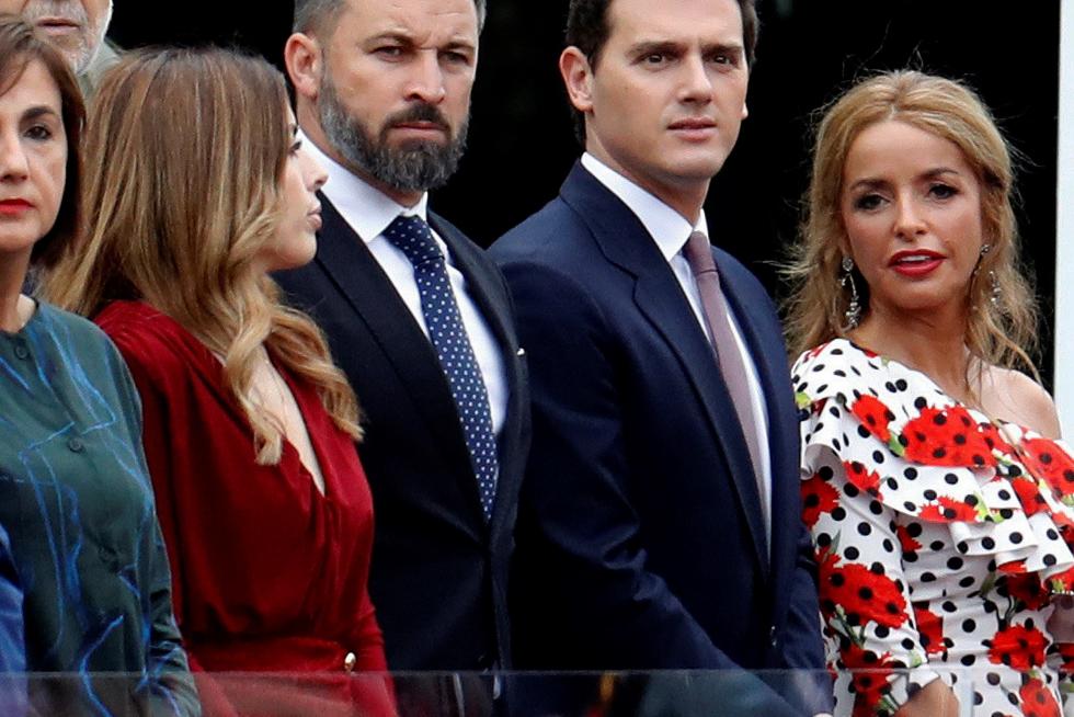 Los Reyes presiden el desfile del Día de la Fiesta Nacional