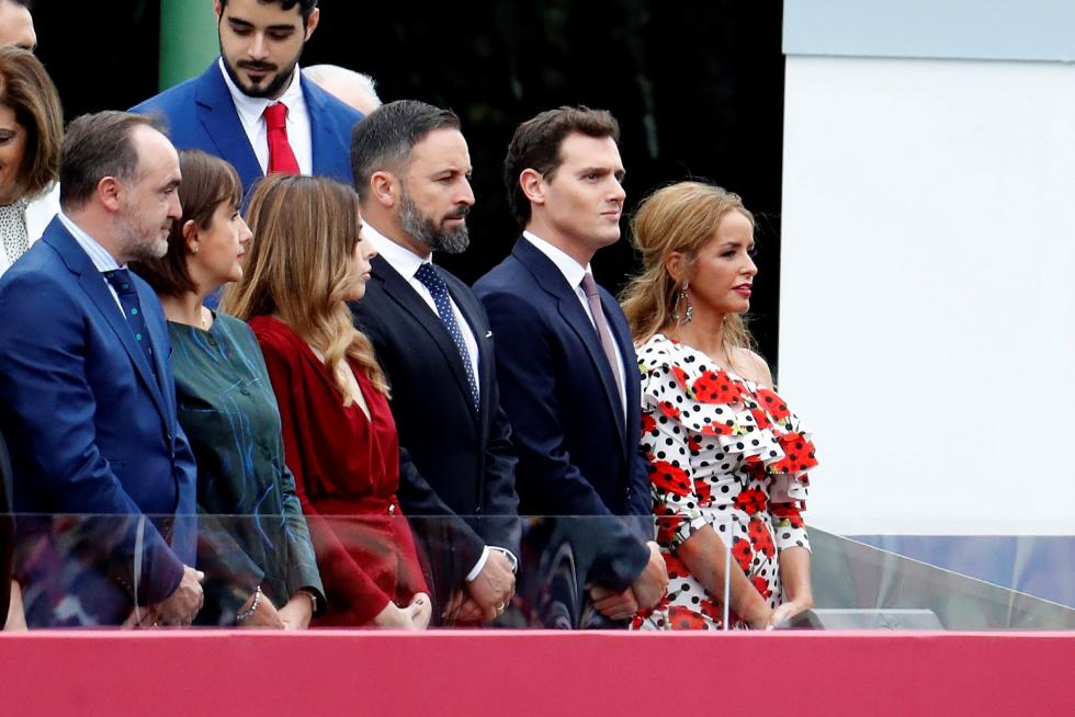 Los Reyes presiden el desfile del Día de la Fiesta Nacional