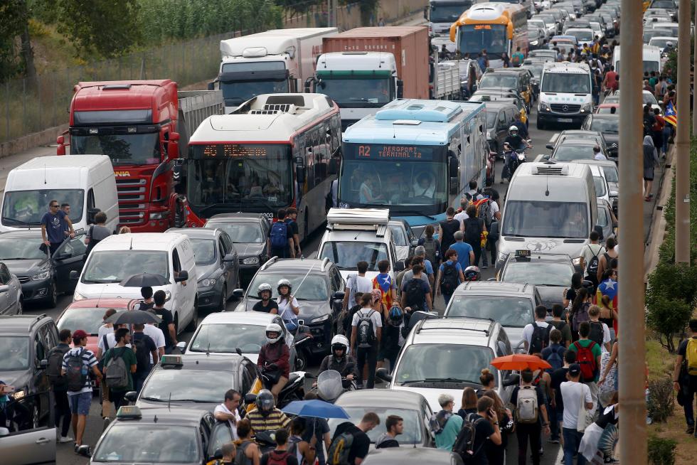 Reacciones en la calle a la sentencia del 'procés'