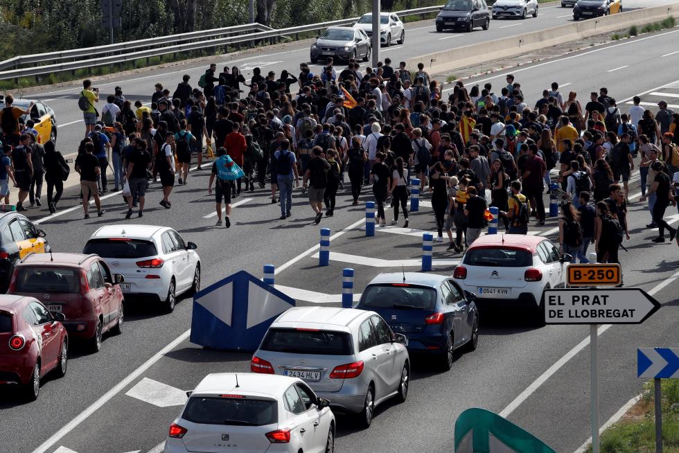 Reacciones en la calle a la sentencia del 'procés'