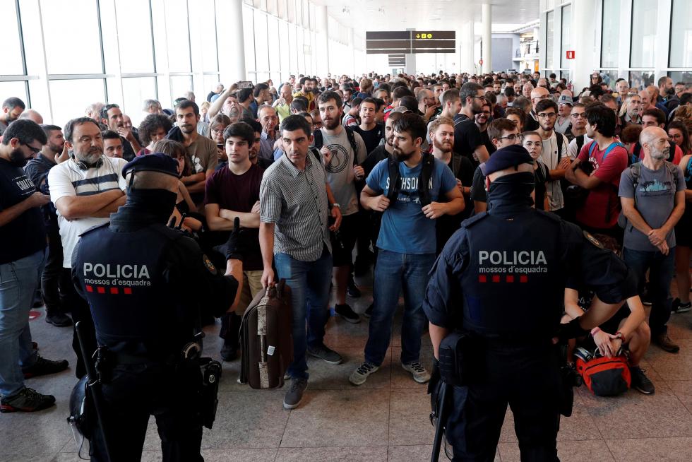 Reacciones en la calle a la sentencia del 'procés'